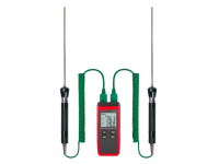 Термометр RGK CT-12 с 2-мя погружными зондами температуры TR-10W