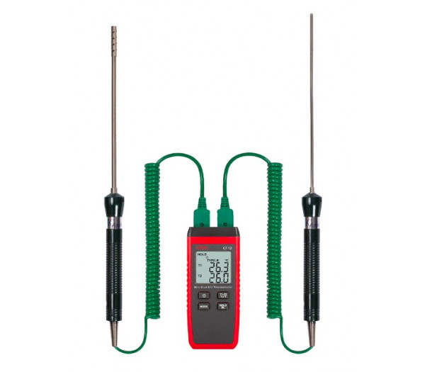 Термометр RGK CT-12 с зондом температуры TR-10A и зондом TR-10W