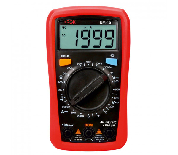 Цифровой мультиметр RGK DM-10 с поверкой
